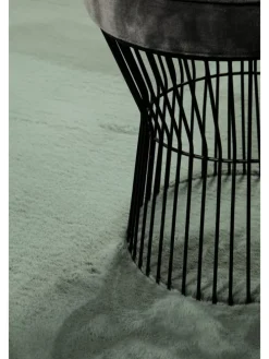 Hochflorteppich Alice in Salbei Grün