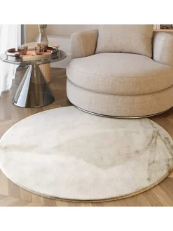 Hochflorteppich Alice in creme beige