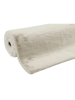 Hochflorteppich Alice in creme beige