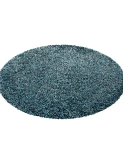 Hochflor-Teppich "Cosy Glamour 2.0" in Türkis