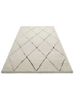 Hochflorteppich STUDIO two in creme beige