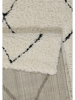 Hochflorteppich STUDIO two in creme beige