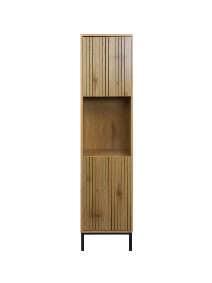 Hochschrank O42, Holzoptik natur