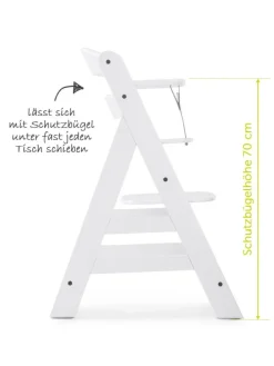 Hochstuhl Alpha Plus - White in weiss