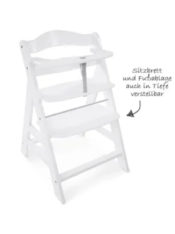 Hochstuhl Alpha Plus - White in weiss