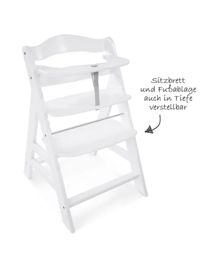 Hochstuhl Alpha Plus - White in weiss