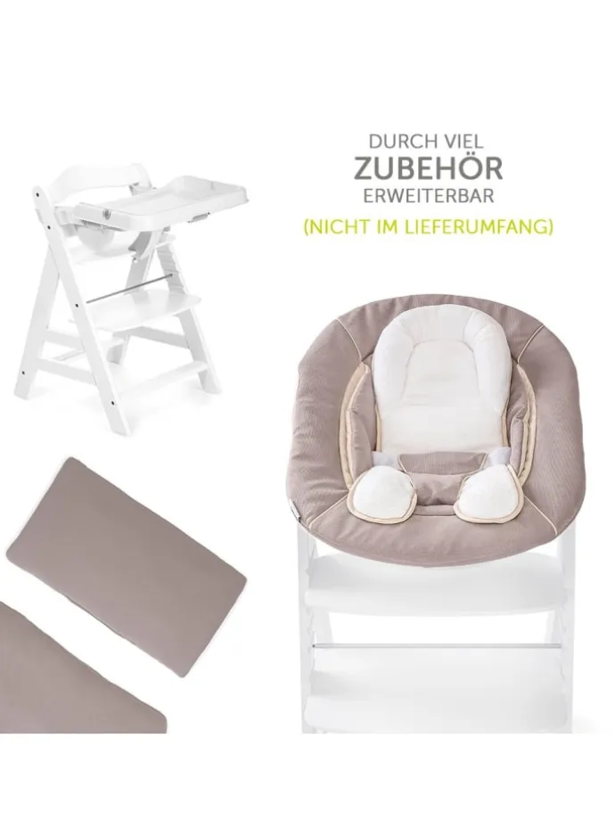 Hochstuhl Alpha Plus - White in weiss