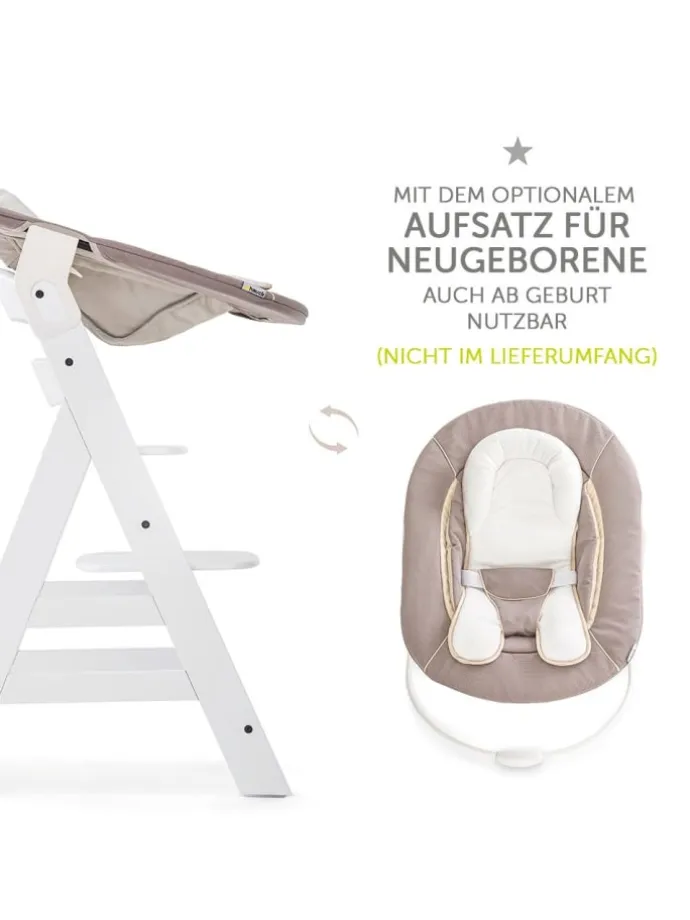 Hochstuhl Alpha Plus - White in weiss