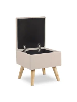 Hocker in Beige - (B)40x (H)40 x (T)40 cm