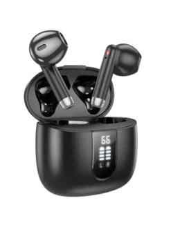HOCO TWS EW36 Zarte kabellose / Bluetooth-Stereokopfhörer schwarz in Schwarz