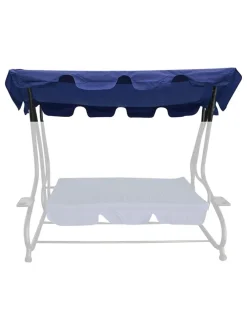 Hollywoodschaukel-Ersatzdach in Blau - (L)193 x (B)151 cm