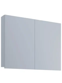 Holz Badmöbel Spiegelschrank Spiegel Badinos 80 cm in Weiß