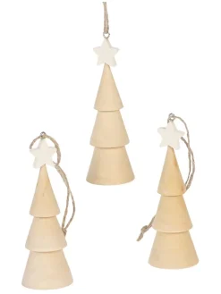 Holzanhänger "Tannenbaum" in Natur