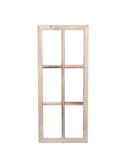 Holzfenster Dekoration Altholz in Grau