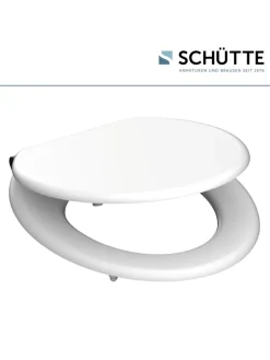 Holzkern WC-Sitz WHITE, mit Absenkautomatik