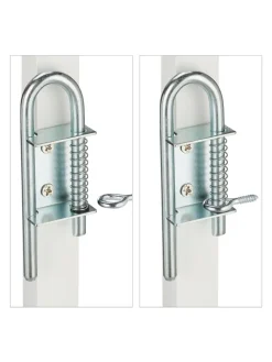 Hundeabsperrgitter in Weiß - (B)130 x (H)87,5 cm