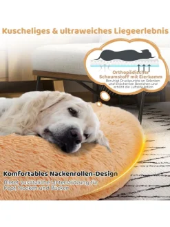 Hundebett für Menschen & Hunde in Braun