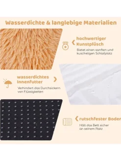 Hundebett für Menschen & Hunde in Braun