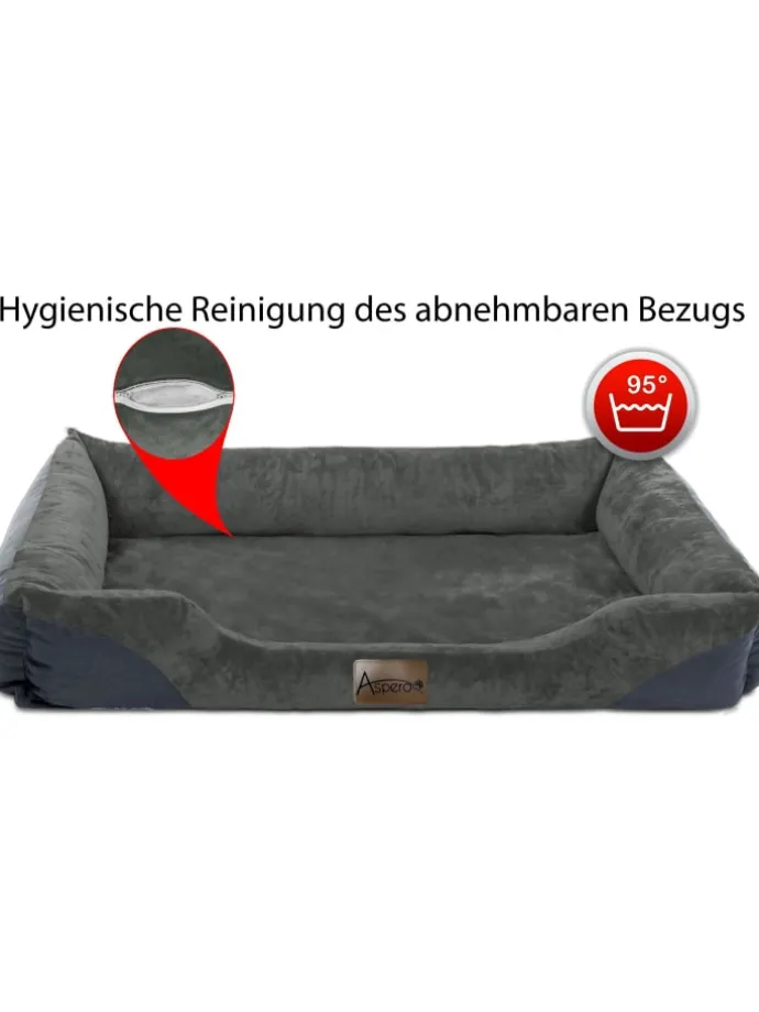 Hundebett Hanko in Anthrazit