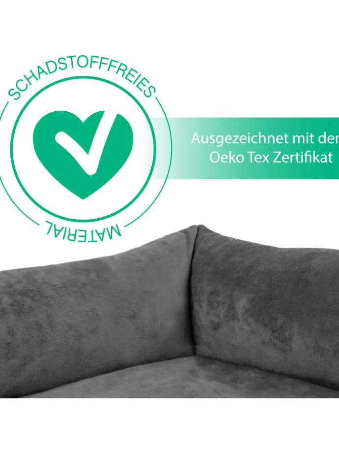 Hundebett Hanko in Anthrazit