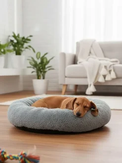 Hundebett "Pugalo" in Grau