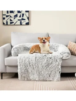 Hundebett 101x89x16cm in Grau