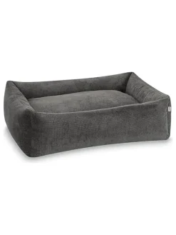 Hundebett-Bezug "Tudor" in Anthrazit