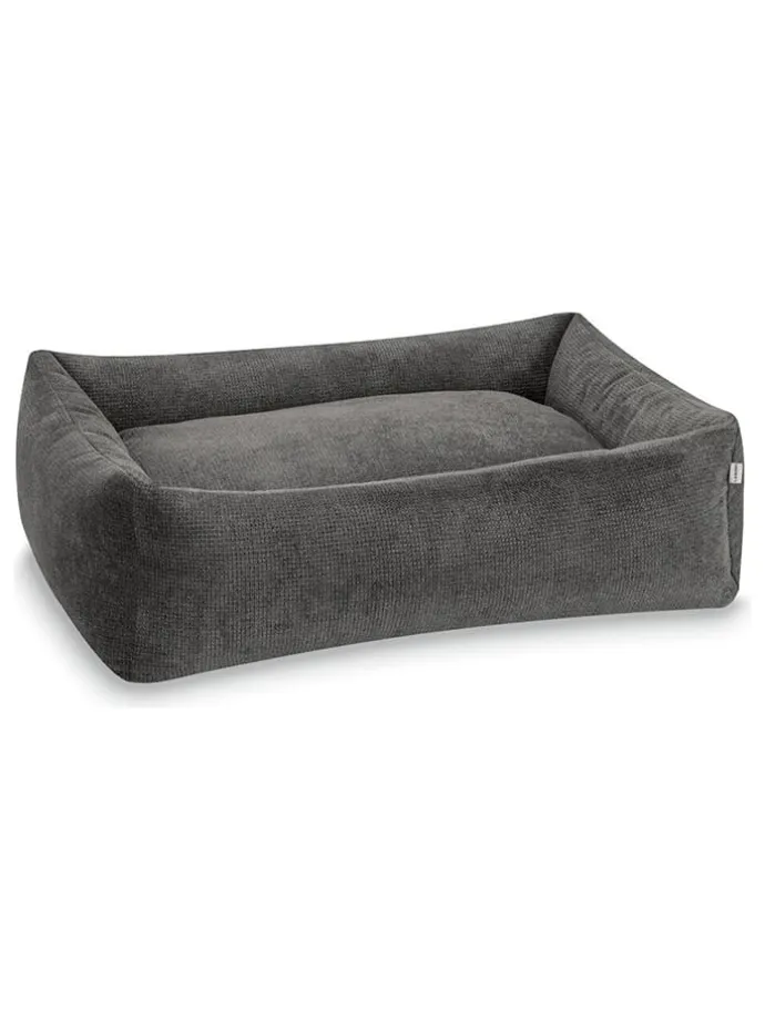 Hundebett-Bezug "Tudor" in Anthrazit
