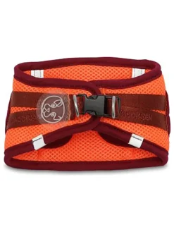 Hundegeschirr in Braun/ Orange - (L)30-32 cm