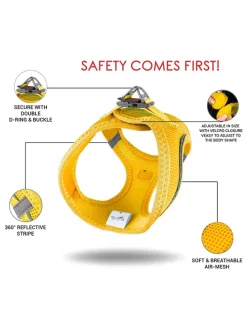 Hundegeschirr in Gelb