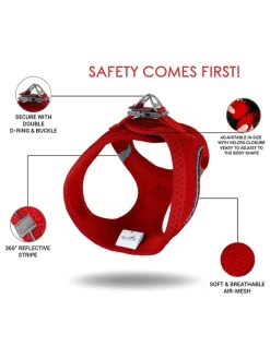 Hundegeschirr in Rot