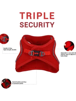 Hundegeschirr in Rot