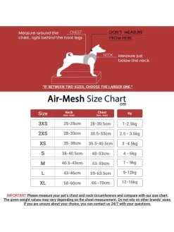 Hundegeschirr in Rot