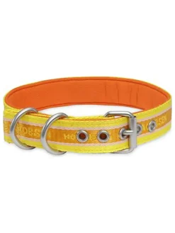 Hundehalsband in Gelb/ Orange