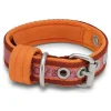 Hundehalsband in Rot/ Orange