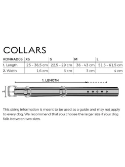 Hundehalsband in Schwarz/ Creme