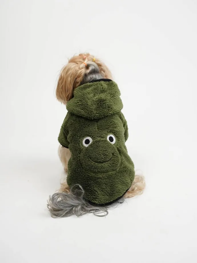 Hundehoodie in Khaki