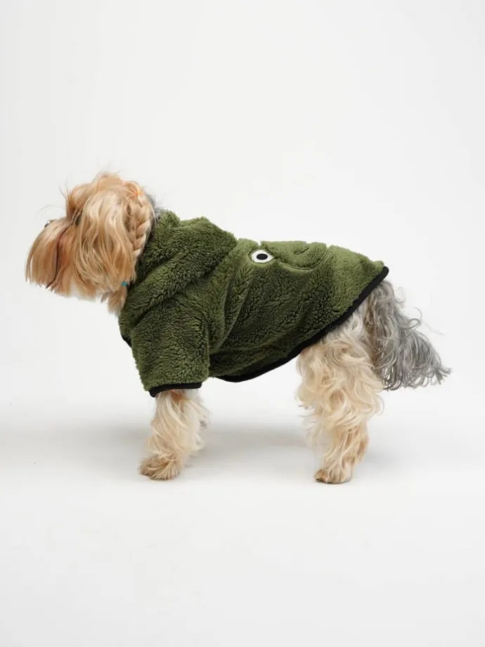 Hundehoodie in Khaki