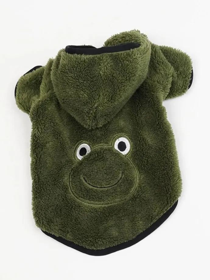 Hundehoodie in Khaki