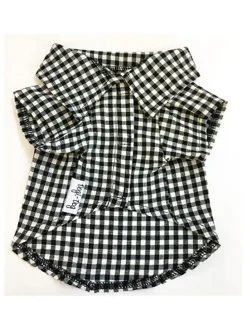 Hundehoodie in Schwarz/ Weiß