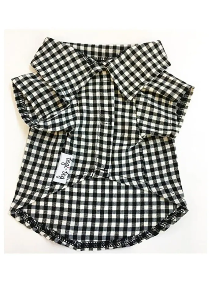 Hundehoodie in Schwarz/ Weiß