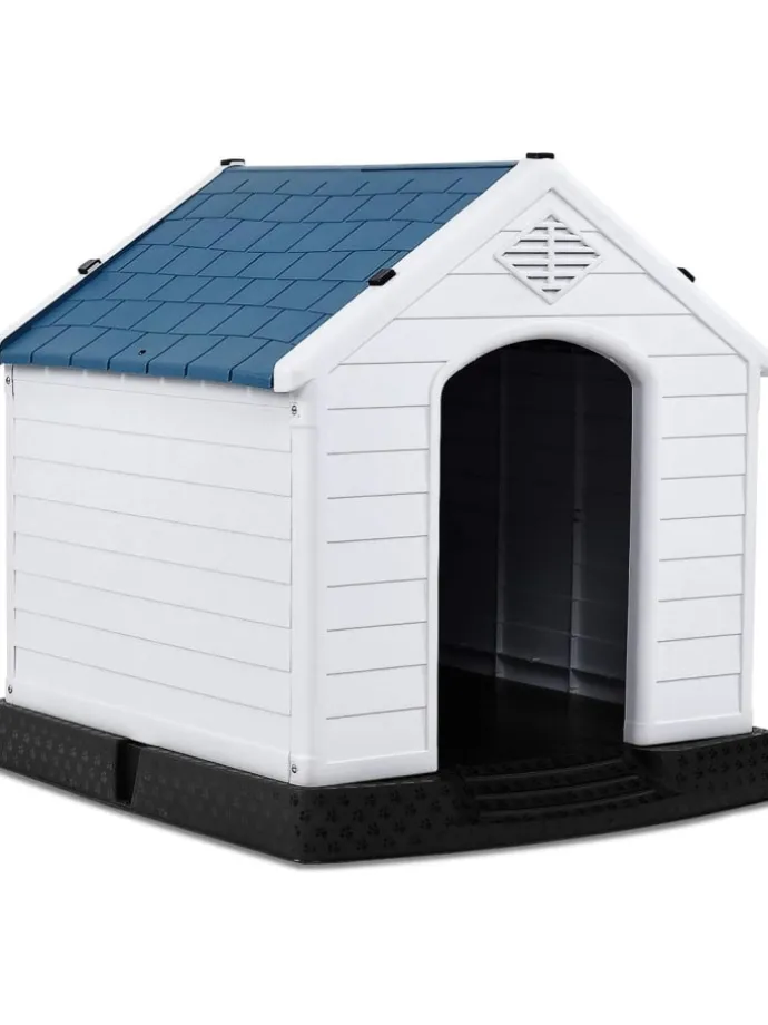 Hundehütten M in Weiß