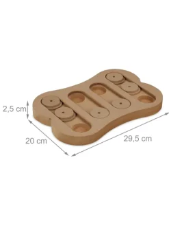 Hunde-Intelligenzspielzeug in Natur