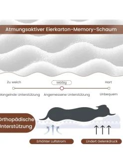 Hundekissen waschbar in Beige