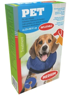 Hunde-Nackenkissen in Blau - Größe M