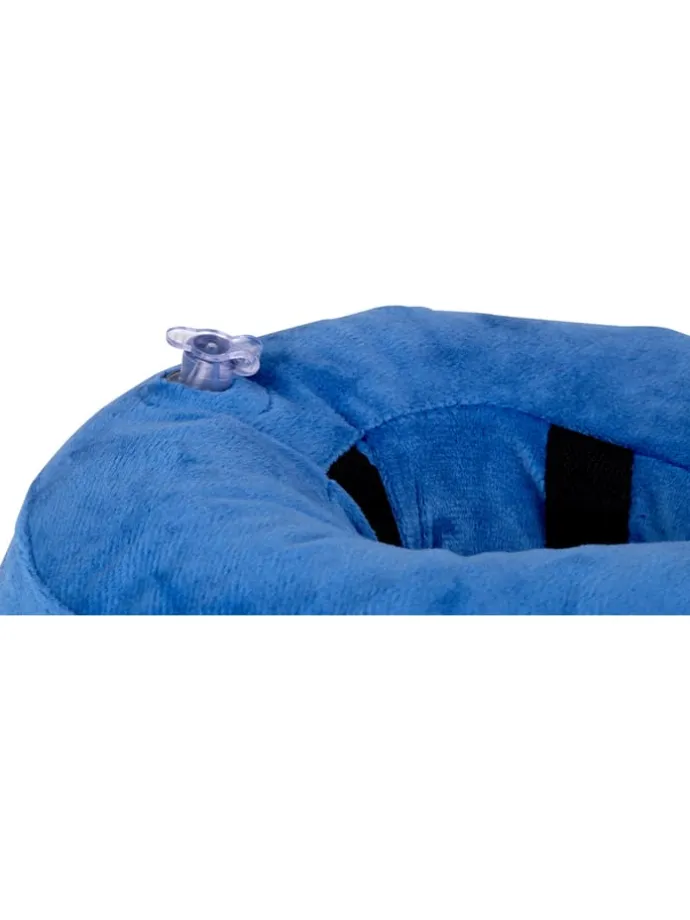 Hunde-Nackenkissen in Blau - Größe M