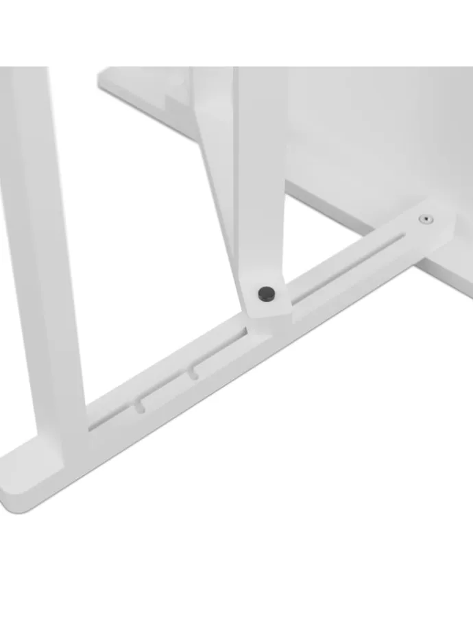 Hunderampe in Grau/ Weiß