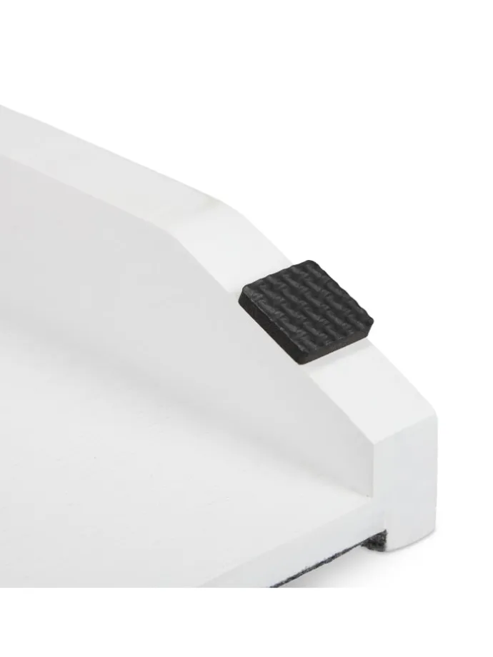 Hunderampe in Grau/ Weiß