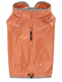 Hunderegenmantel in Orange