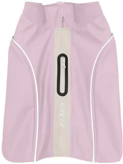 Hunderegenmantel in Rosa